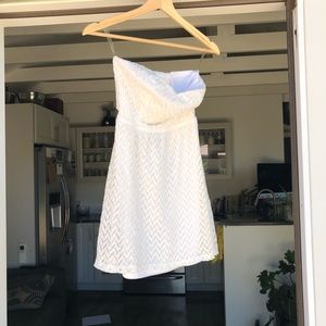 Small white mini dress